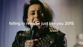 falling in reverse music evolution (2011-2023)