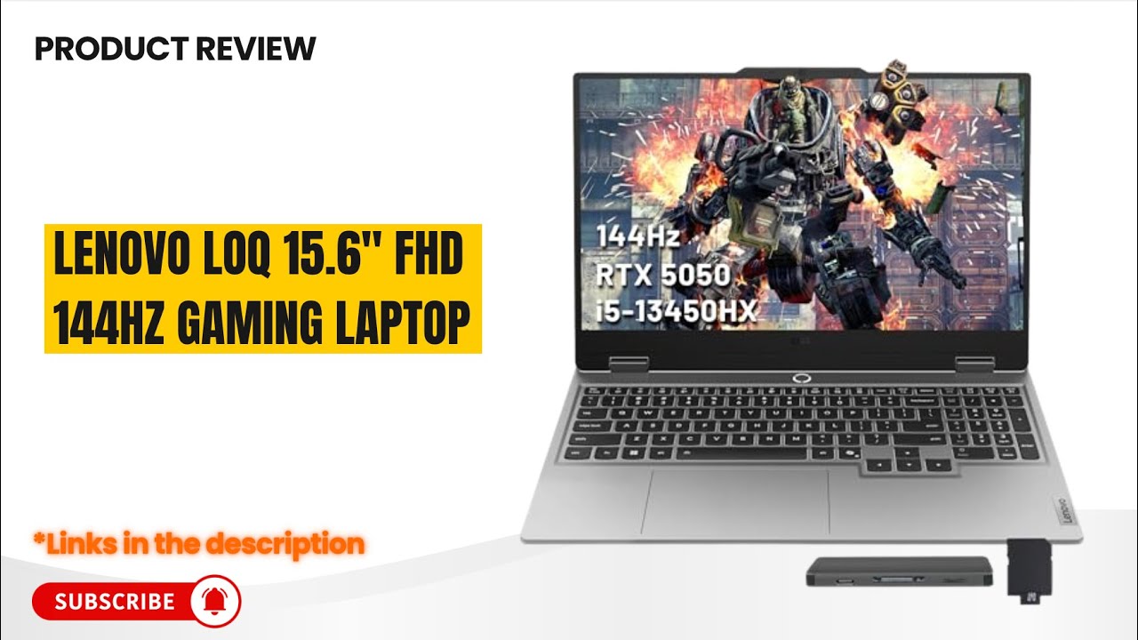 Lenovo LOQ Gaming Laptop Review | RTX 5050 + i5-13450HX ? 144Hz 