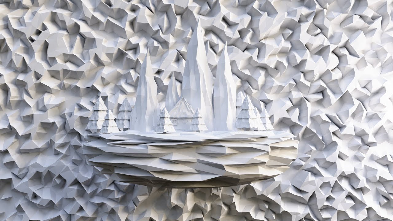 Crushed paper look render tutorial - Blender 2.8 Tutorial - YouTube