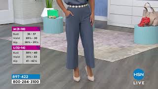 WynneLayers Essential Crepe Knit WideLeg Cropped Pant