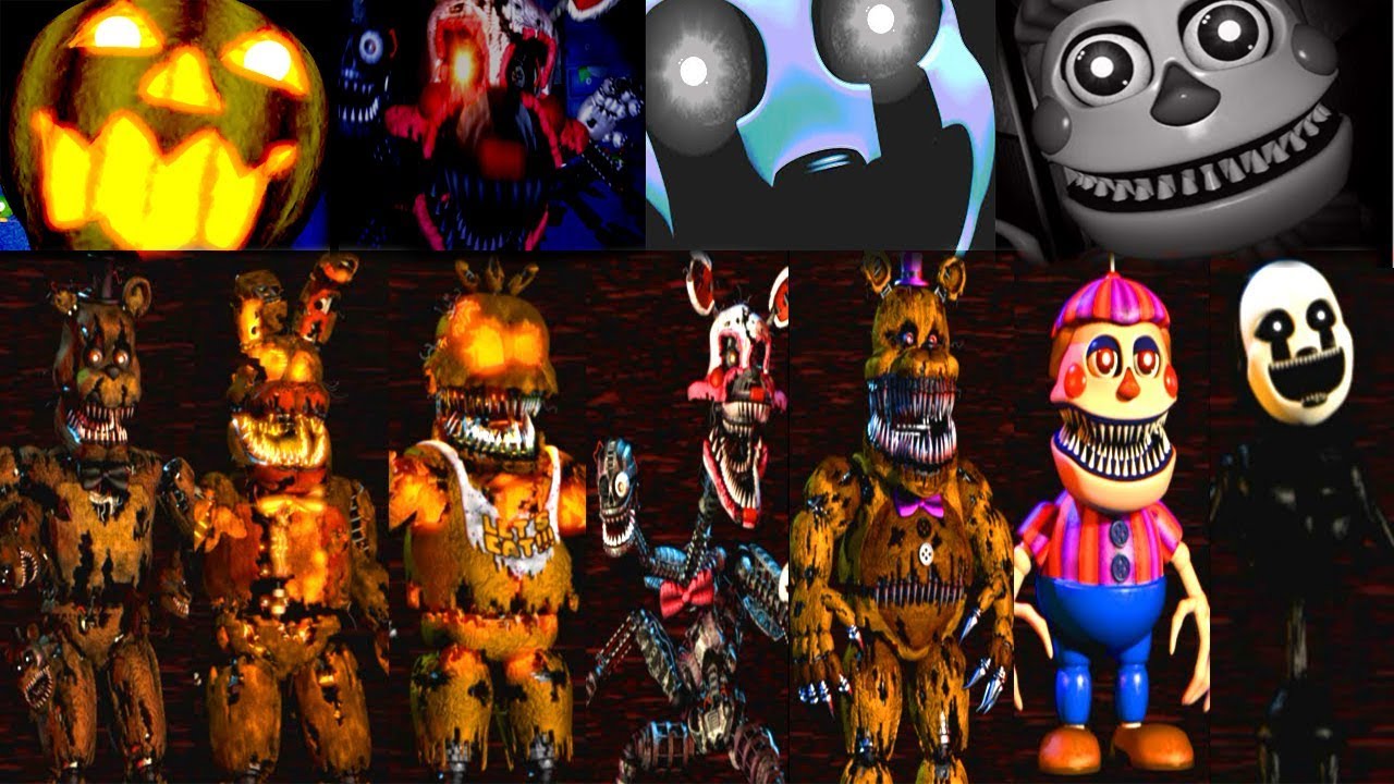 Five Nights At Freddys 4 Holloween and mod by Tellmewhatgamestopost