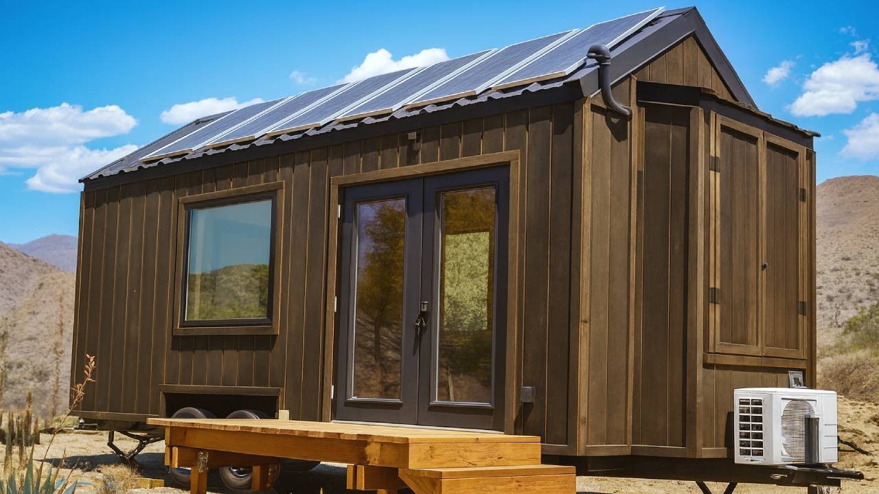 Off-Grid Tiny House Tour | Solar-Powered Cabin in the Desert | Living Design Tiny House