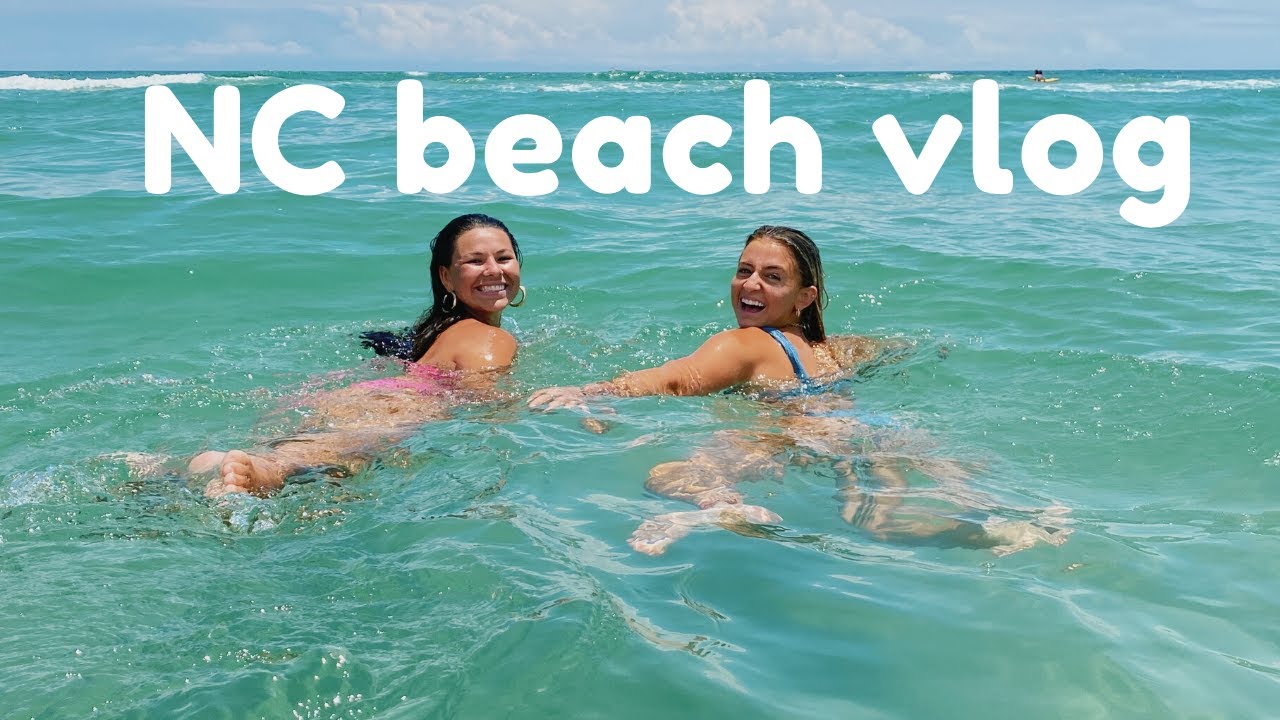 NC BEACH VLOG: prettiest water, acai order, and hanging out at the beach!!