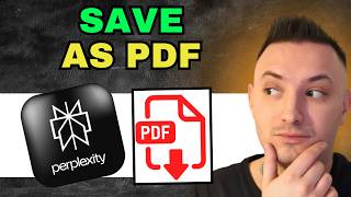 How to Save Perplexity Conversations as a PDF File (Step by Step)
