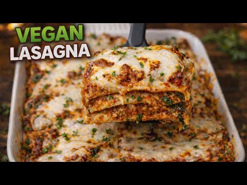 The Ultimate Vegan Lasagna | Cheesy, Easy and Delicious | 🔥🔥🔥