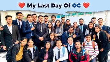 My Last Day Of OC ❤ | ICAI Orientation Course | ICAI OC Vlogs | Shubham Gupta
