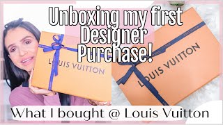 UNBOXING MY FIRST LOUIS VUITTON ITEM ⎮WHAT I BOUGHT?