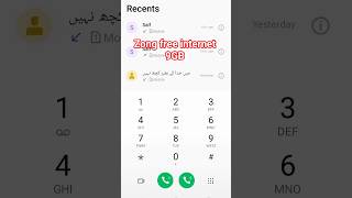 Zong Free Internet Code