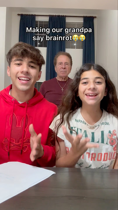 Making Our Grandpa Say Brainrot 😭