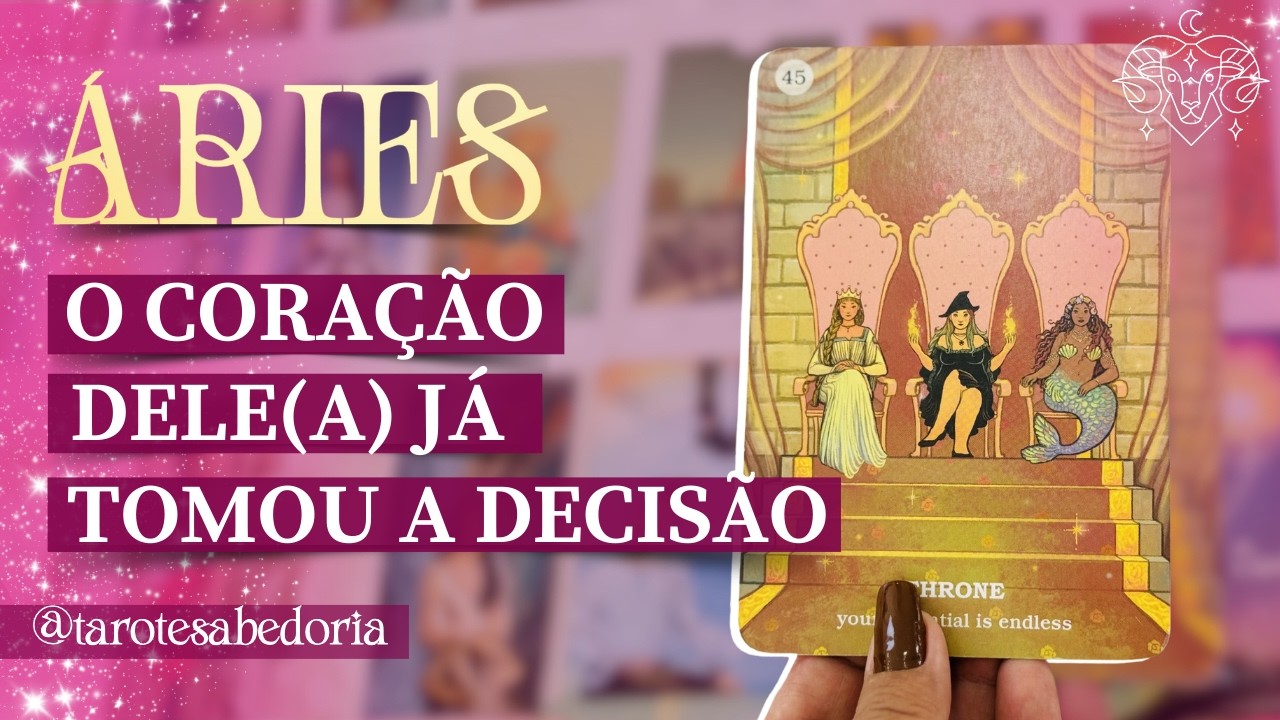♈ ÁRIES 🩷🔥EXISTE UMA LIGAÇÃO ENTRE VOCÊS QUE NÃO SE EXPLICA, FORTE!🔥🩷