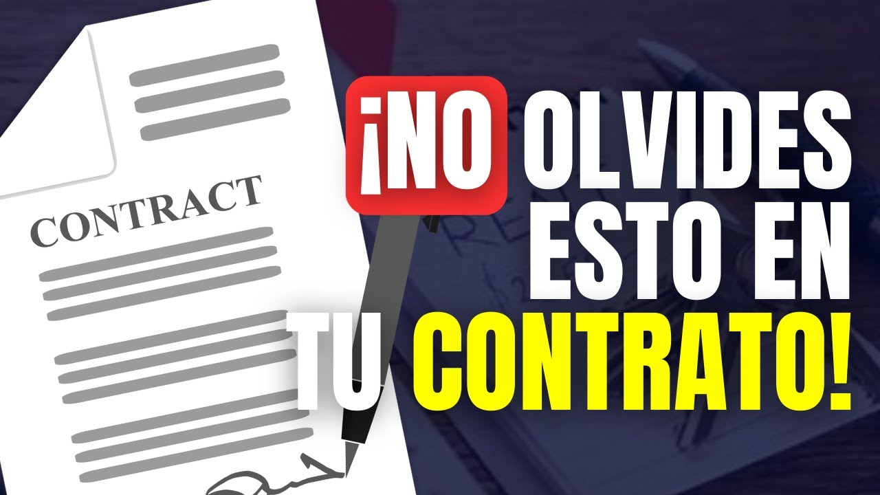 Elementos que NO deben faltar en un Contrato de Arrendamiento