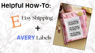 How I Print My Etsy Shipping Labels