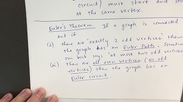 Section 14.2, Video 5, Euler