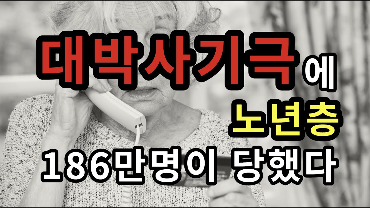 대박사기극에 노년층 186만명이 당했다 - 원더풀 인생후반전