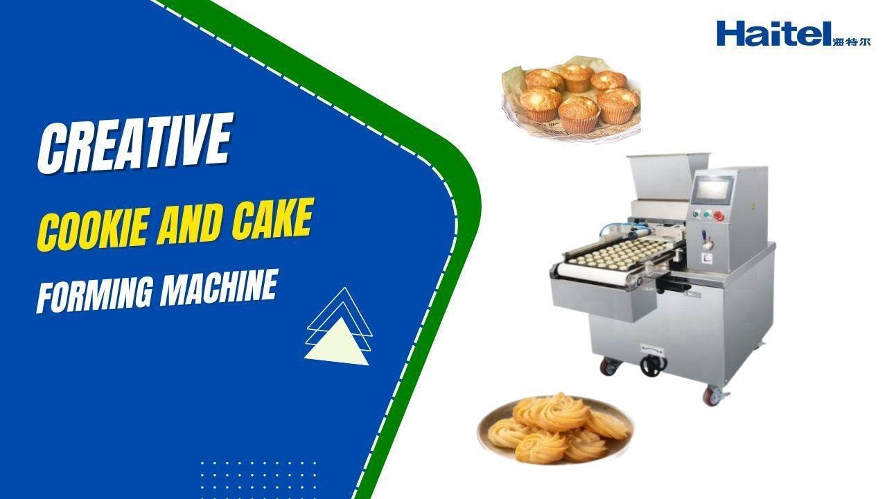Cookie and Cake Forming Machine delivers consistent shapes