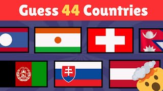 Can you Guess All 44 Landlocked Countries🤔 (3 Second Challenge)