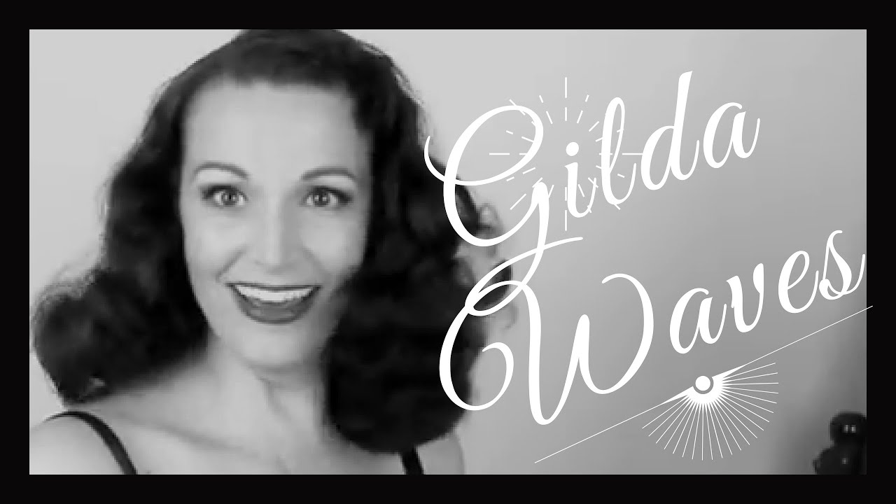 Rita Hayworth 1940’s Waves-The Authentic Way