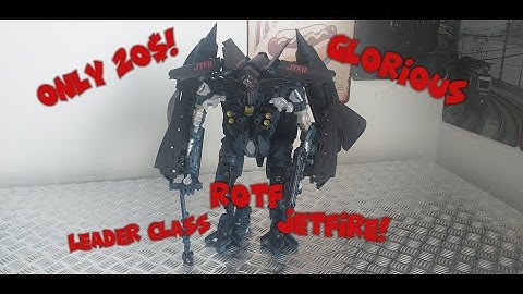 BEHOLD THE GLORY OF JETFIRE!!!  | #transformers ROTF Leader Class Jetfire Review #11