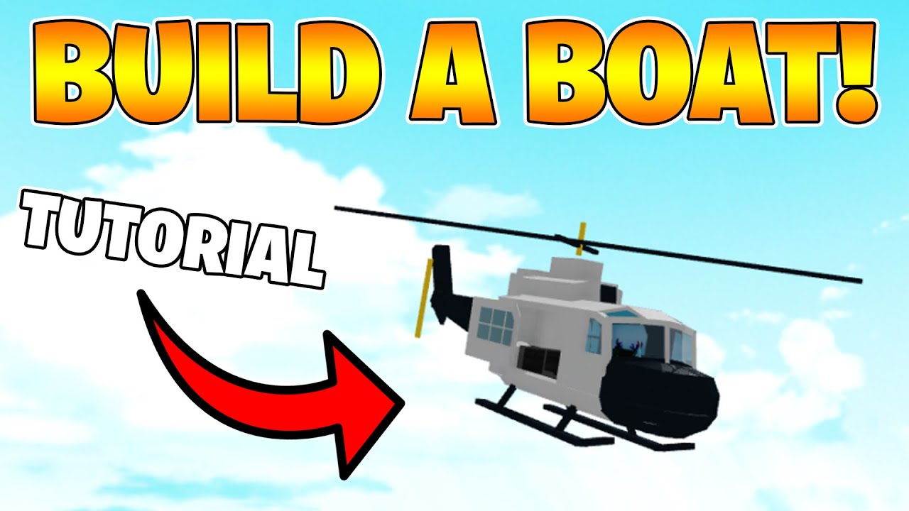 How to make a helicopter in build a boat for treasure