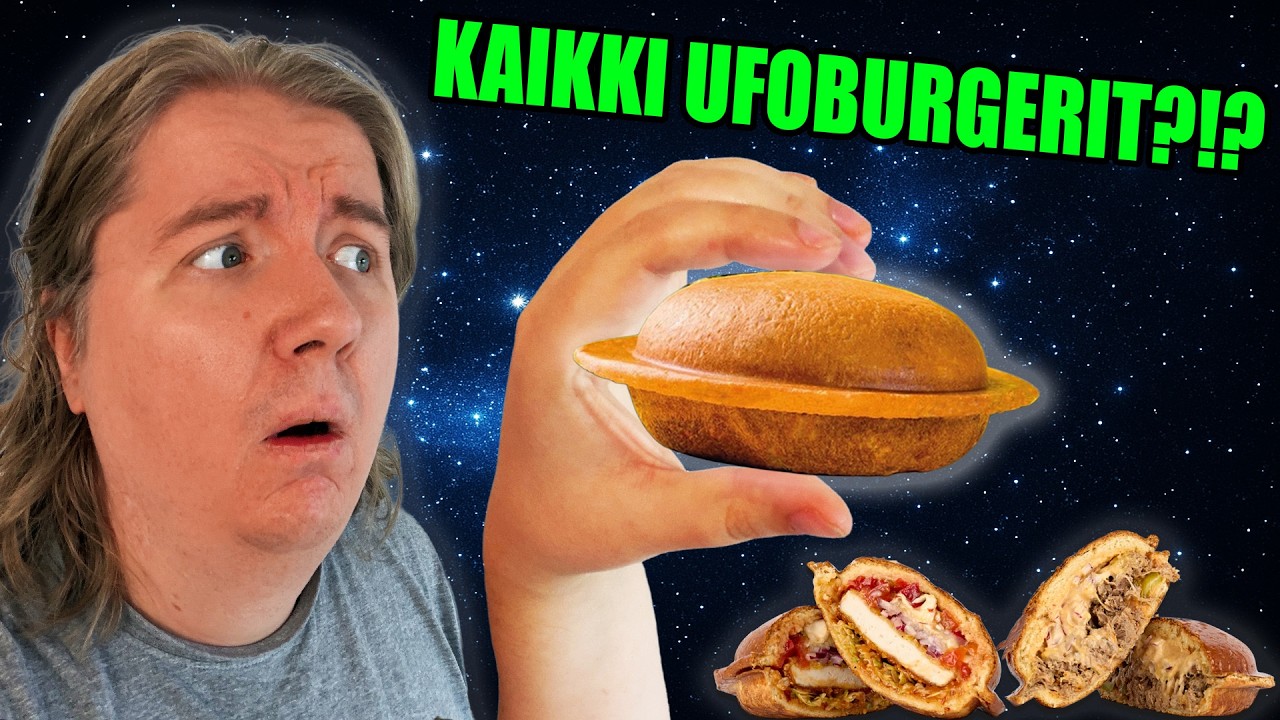 Testasin kaikki UFOBURGERIT?!? Siis mitkä!?