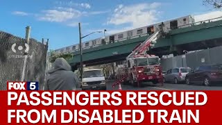 Passengers rescued from disabled J train in Queens