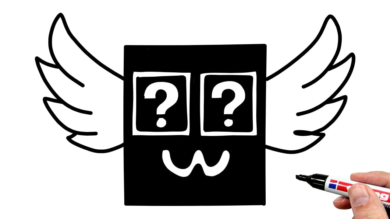 How to Draw Secret Admin Lucky Block From Steal a Brainrot (Roblox)