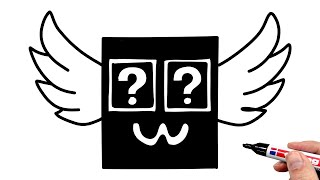 How to Draw Secret Admin Lucky Block From Steal a Brainrot (Roblox)