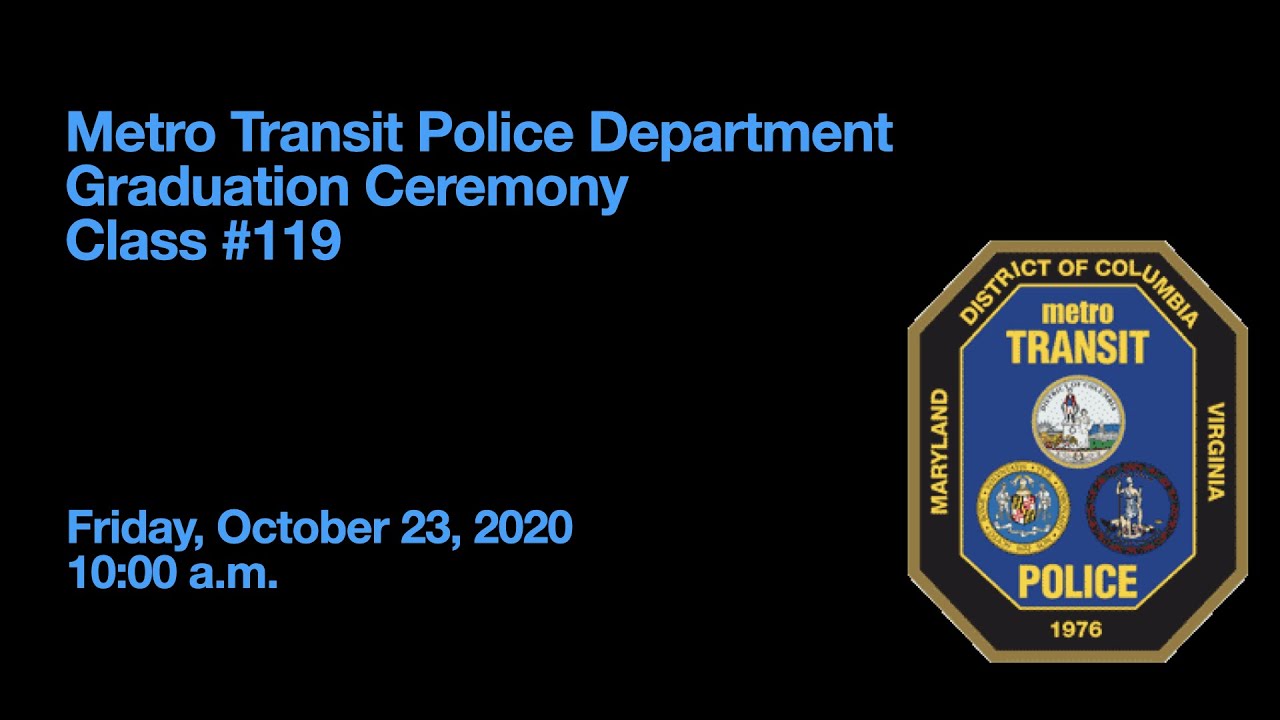 Metro Transit Police Department Graduation Ceremony