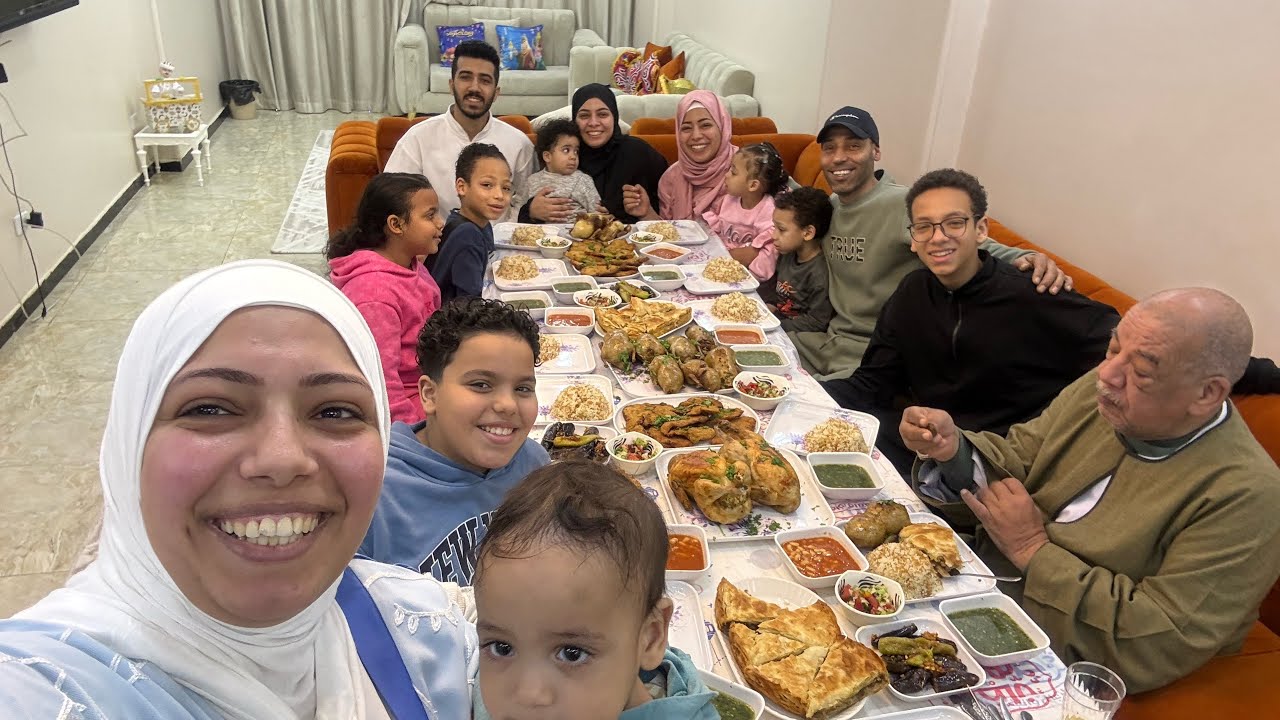 أول فطار لينا في رمضان🥹كان ناقصنا وجودها 😌