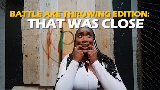 Axe Throwing Gone Wrong – That Was Way Too Close