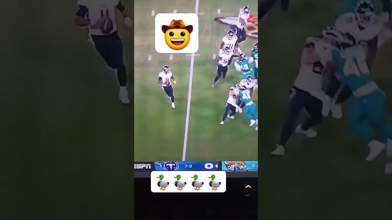 Titans vs Jags Disco Duck ⁉️🔥😄#shorts #nfl #titans #jaguars #clips #short #viral #comedy #football