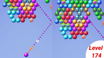 New Bubble Shooter Game Play Level 174 Game Play Bubble Shooter Android #youtube