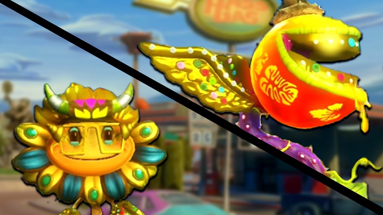 Garden Ops: Chomp Town - Split Screen Gameplay - PvZ Garden Warfare