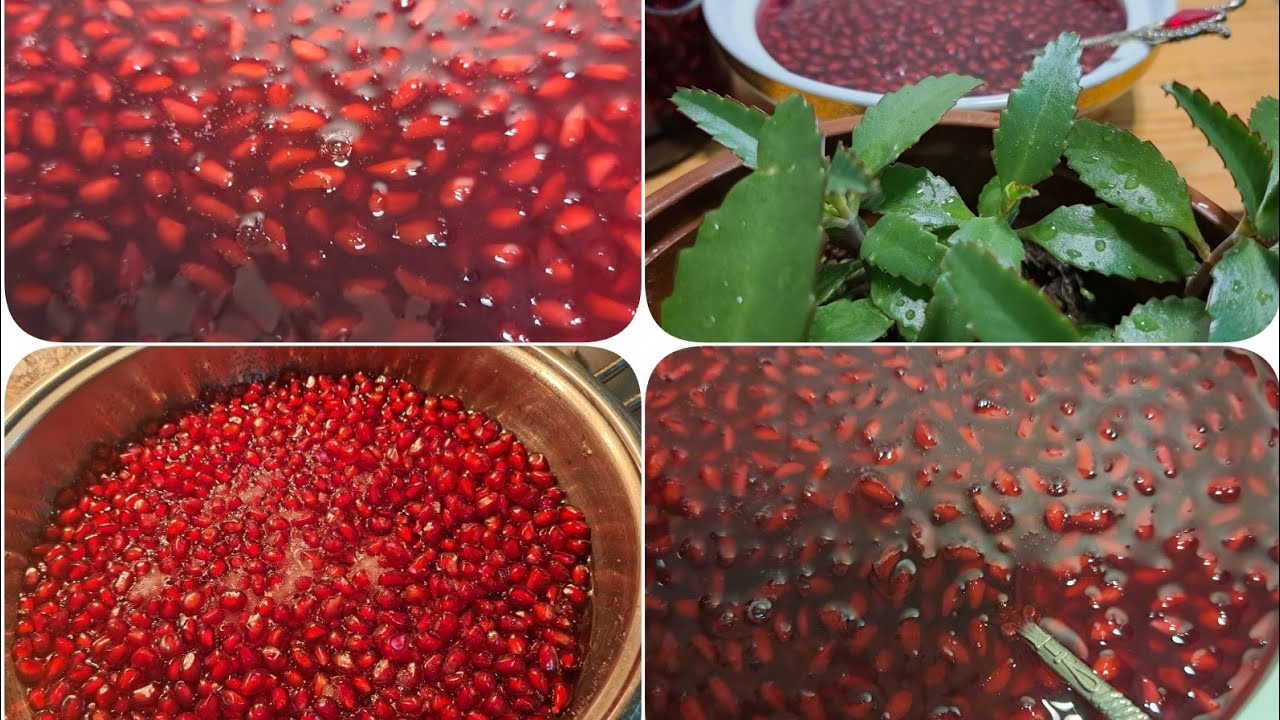 Nar mürəbbəsinin hazırlanması 👍