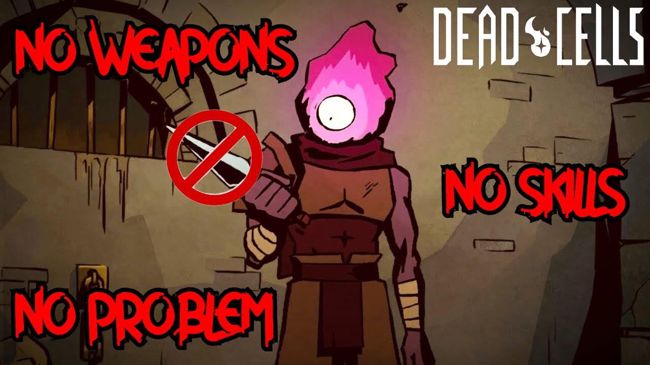 Can You Beat Dead Cells With NO WEAPONS/NO SKILLS? (The Inhuman One