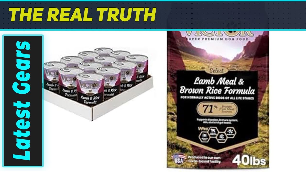VICTOR Dog Food: The Amazing Lamb & Rice Formula For Happy Dogs!