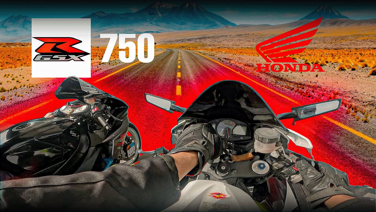 خروجة مع GSXR 750 & CBR 600 