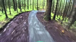 Stream trail at Davagh first run
