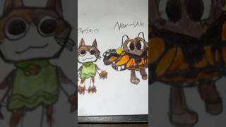 My style for old and new skins for scraps and flutter #flutter #scraps #drawing #edit #shorts