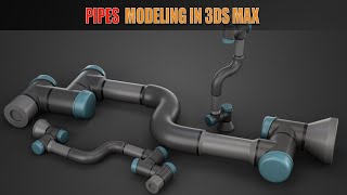 Topology Hard Surface: Pipes Modeling In 3ds Max || N°_138