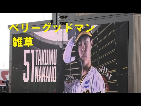 阪神登場曲2023　中野 拓夢(4打席目) ベリーグッドマン 雑草