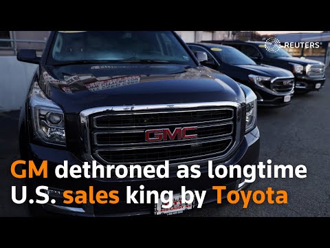 GM dethroned as longtime U.S. sales king by Toyota