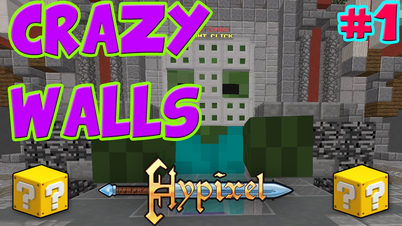 Minecraft: Crazy Walls -1- New Game - YouTube