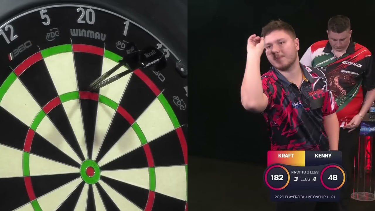 MARVIN KRAFT 3 VS NICK KENNY 6 HIGHLIGHTS THE PLAYERS CHAMPIONSHIP 2026 DARTS