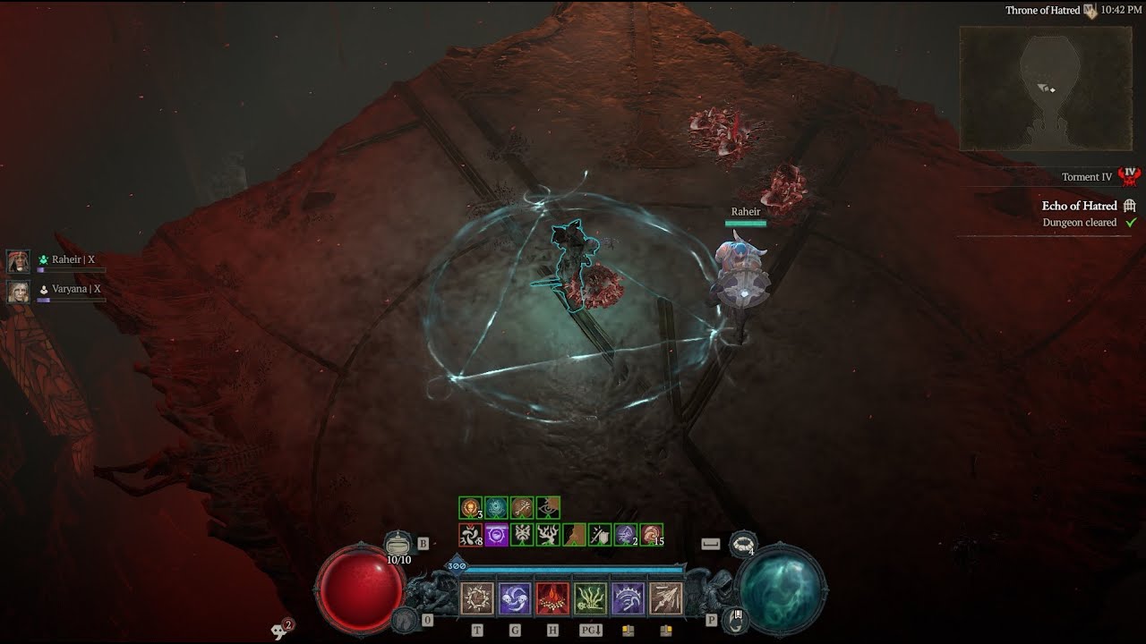 Diablo 4 - Uber lilith Necromancer Bone spear season 8