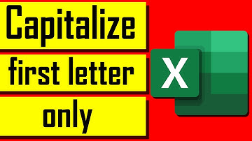 Create a Button in Excel to Capitalize Only the First Letter of a Sentence