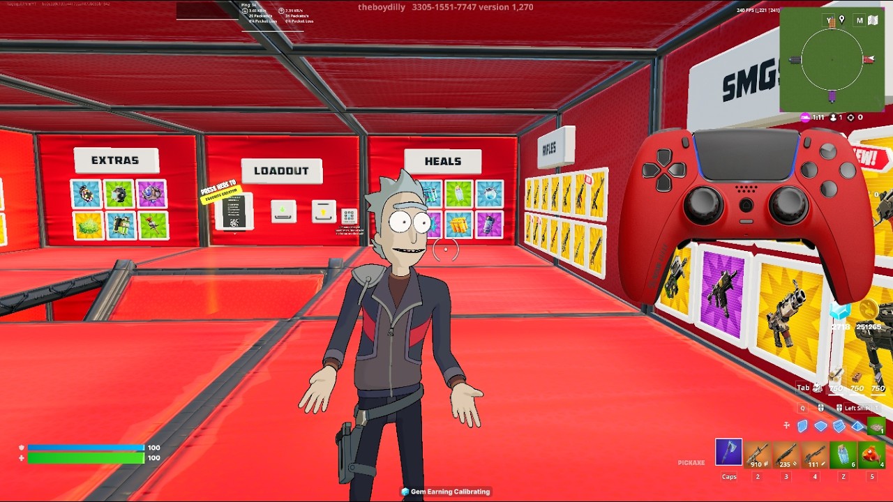 *NEW* RICK PRIME SKIN Fortnite 3v3v3v3 Go Goated 🐐Zone Wars Gameplay🎮