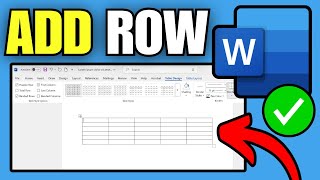 How To Add Row To Table in Microsoft Word