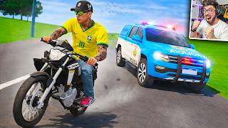 PERSECUCIONES POLICIALES EN GTA BRASIL 😱 | Elite Auto Brasil