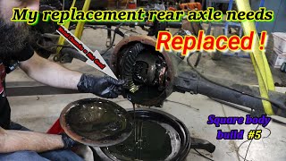 Unexpected bad news! Busted Replacement rear 10 bolt axle . Square body #5